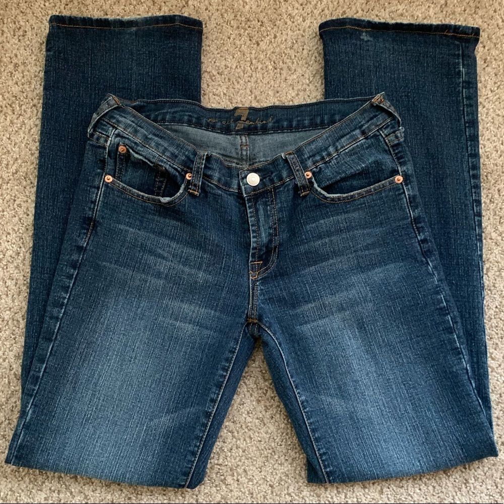 7 For All Mankind Bootcut Dark Wash Jeans
